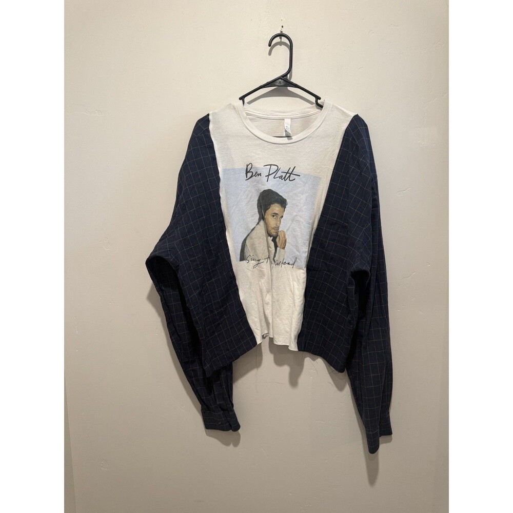 Reworked Upcycle Grunge Oversize Ben Platt Top L/XL